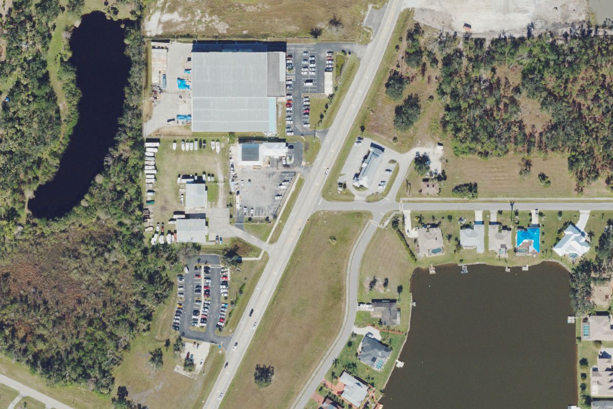 Aerial photo of DJ Finance Used Car Dealer