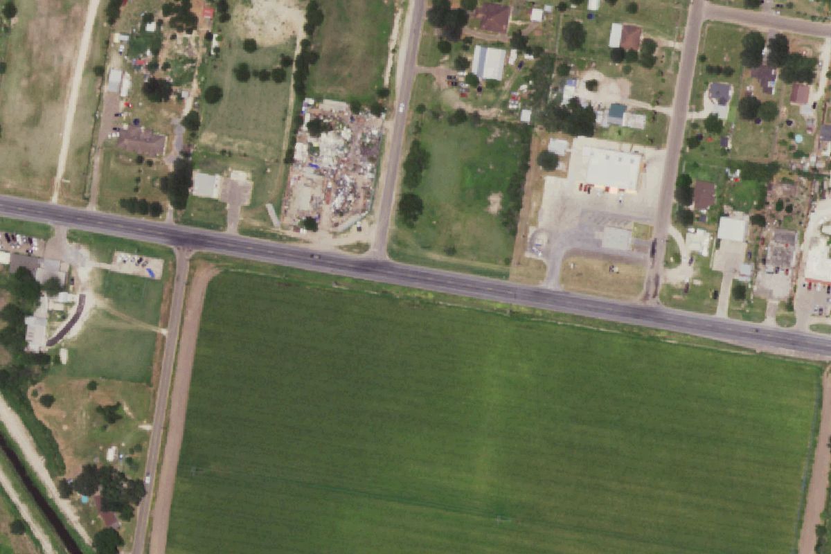 Aerial photo of Texas Int Recycling