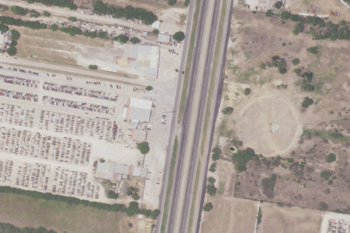 Aerial photo of Assured Auto Parts at 11715 Highway 16 South