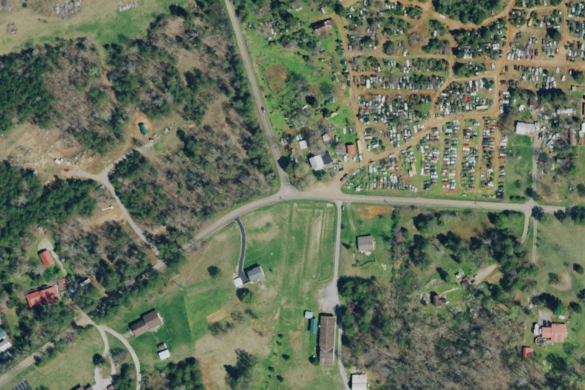 Aerial photo of Romines Used Parts