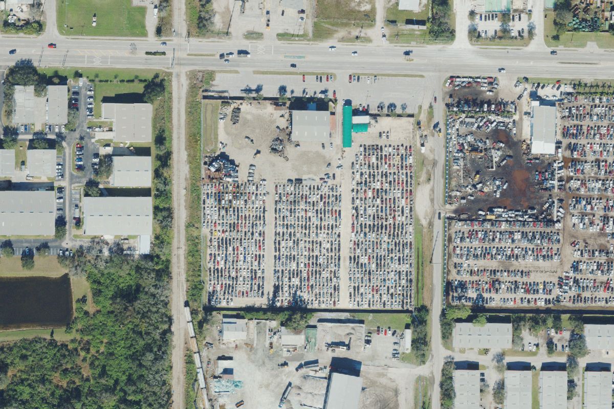 Aerial photo of Pick Your Part - Bradenton at 1880 63rd Ave East