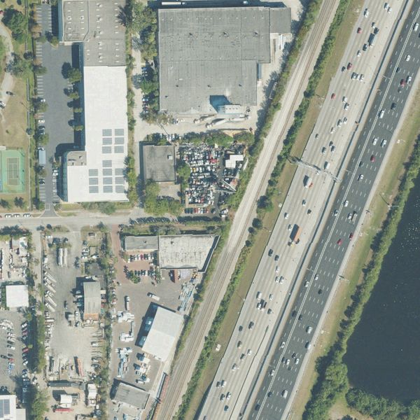 Aerial photo of 733 Parts