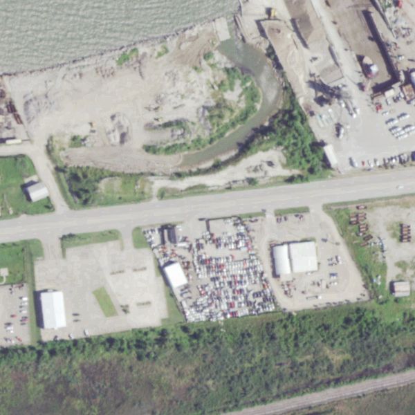 Aerial photo of Bay Area Auto Parts