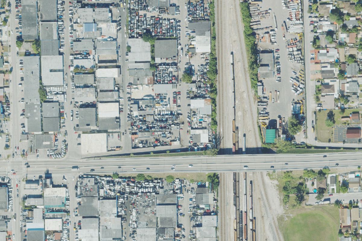 Aerial photo of Cairo JM Car Parts