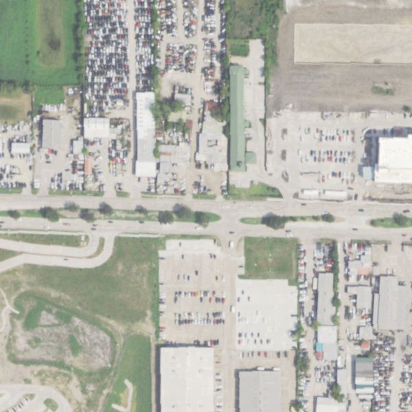 Aerial photo of Bellaire Used Auto Parts
