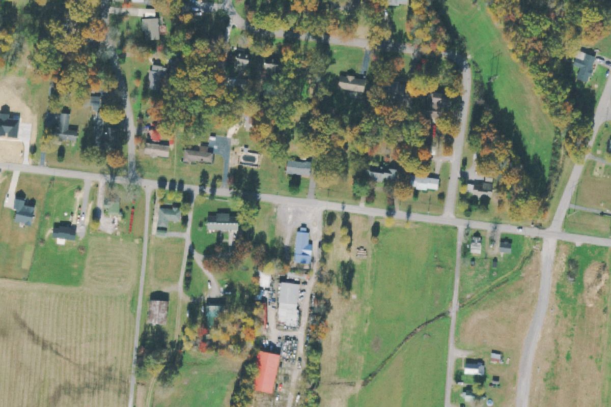 Aerial photo of Center Hill Auto Recyclers