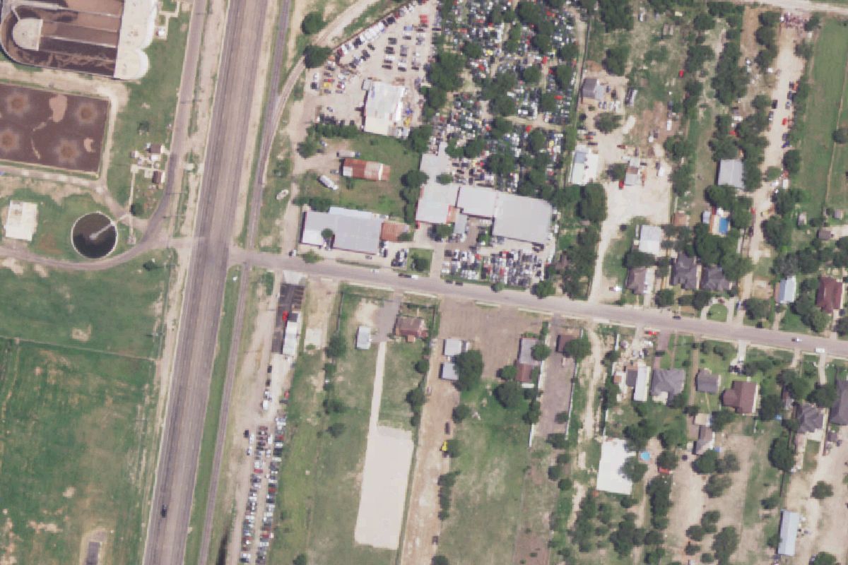 Aerial photo of Carmonas VW & Imports at 201 Melba Carter St