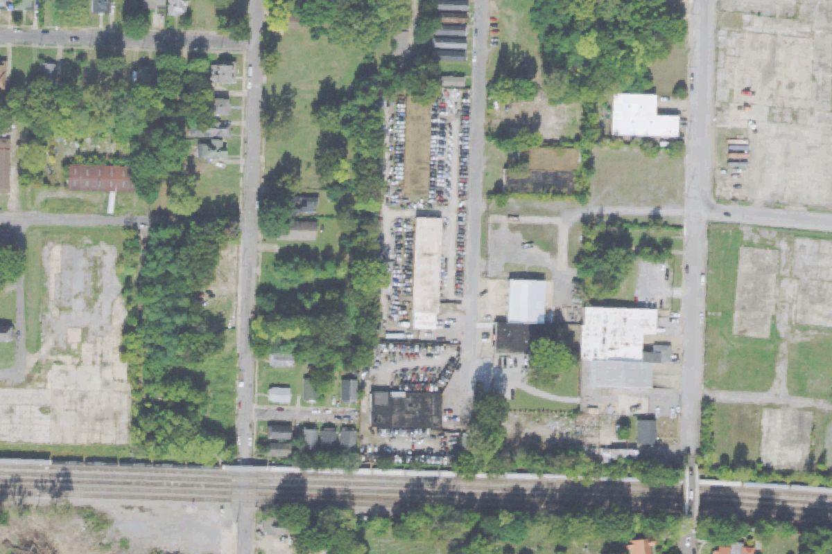 Aerial photo of East Street Automotive