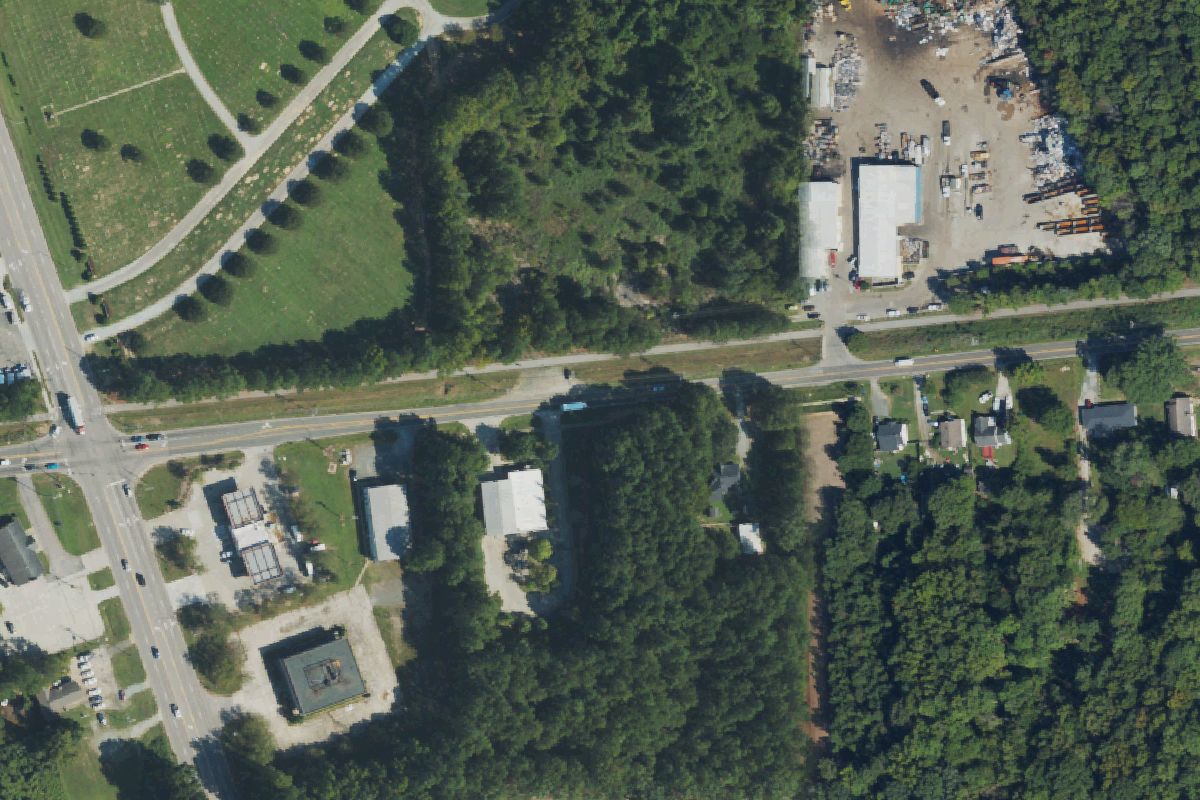 Aerial photo of Southside Auto Parts
