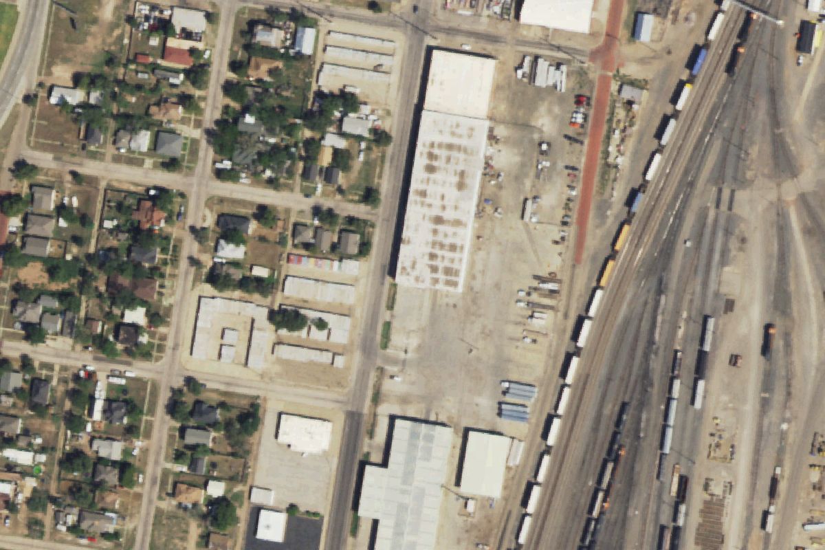 Aerial photo of T Miller Wrecker Service