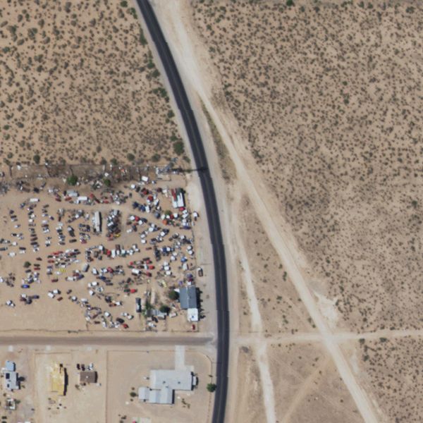 Aerial photo of El Todo Yonke Yard