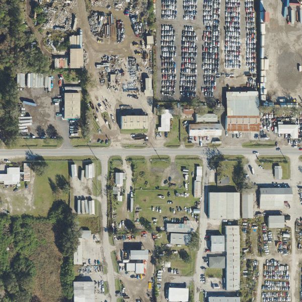 Aerial photo of Gregco Recycling
