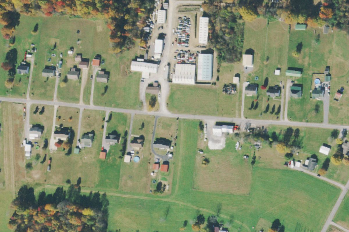 Aerial photo of Macon Auto Salvage
