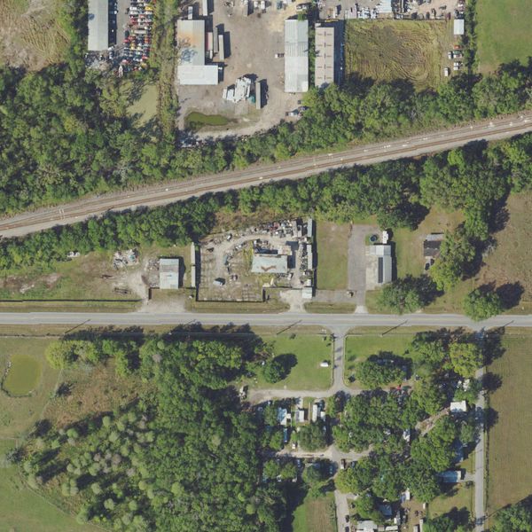 Aerial photo of Iron Ranch Recycling