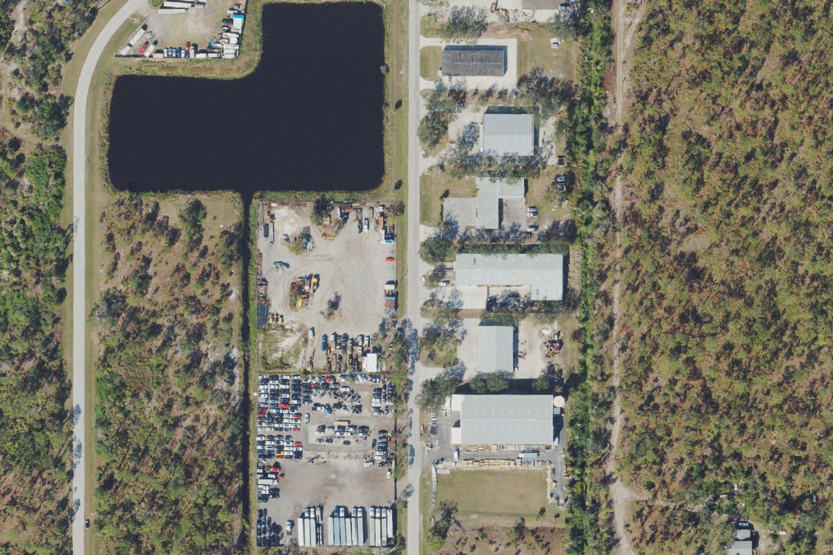 Aerial photo of Parts Box FL