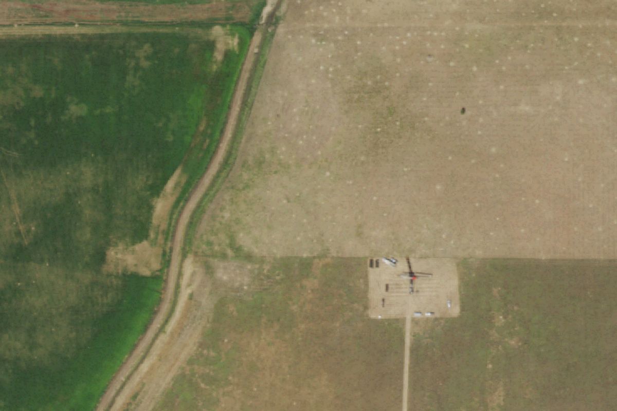 Aerial photo of Erie Auto Salvage at 4878 I25 E Frontage Rd