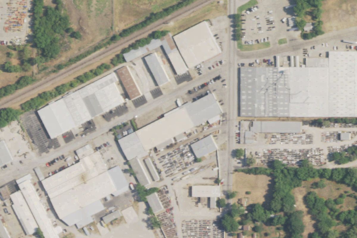 Aerial photo of Fenix Parts Fort Worth at 1500 Carson St