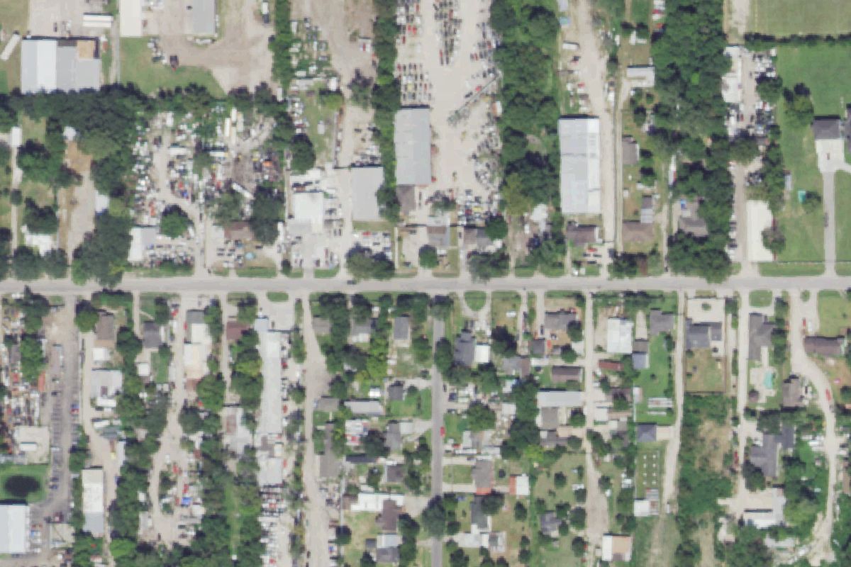 Aerial photo of Fuentes Auto Parts Recycling