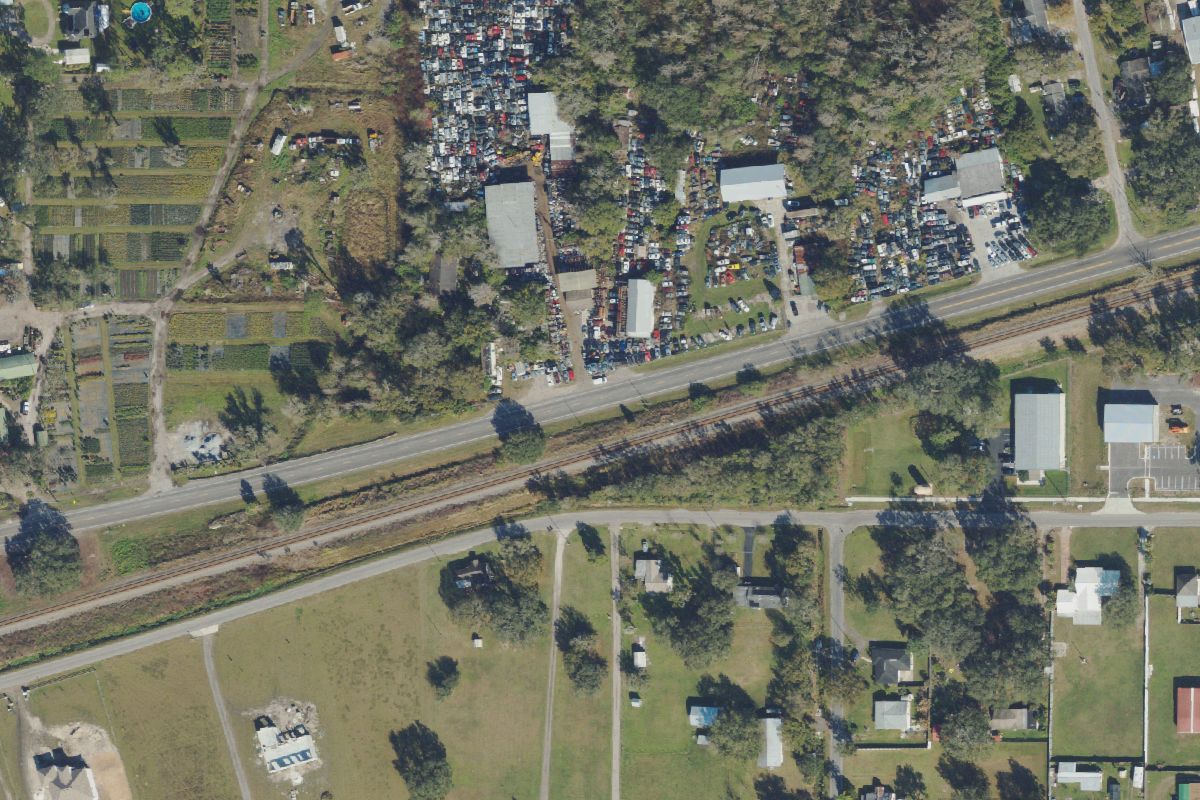 Aerial photo of Wilson Auto Sales & Salvage