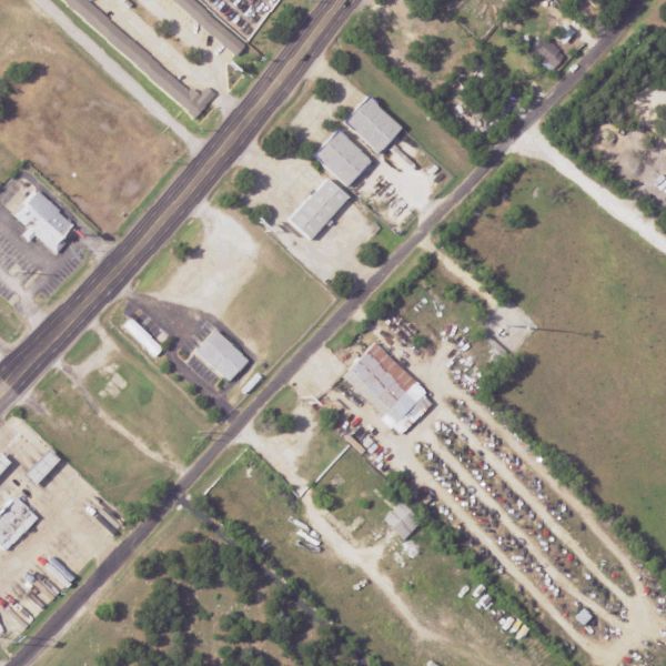 Aerial photo of Doggett Auto Parts