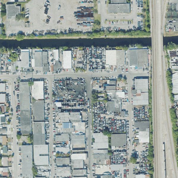 Aerial photo of 103 Used Auto Parts