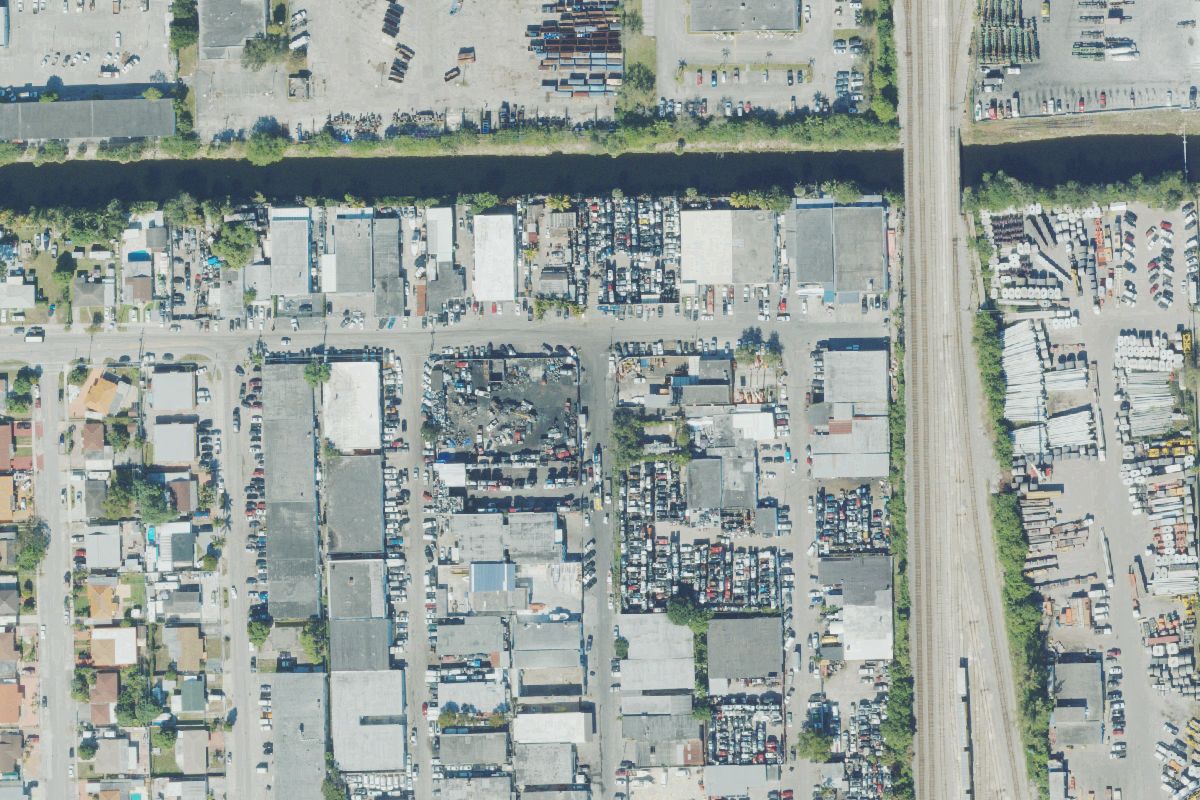 Aerial photo of 103 Used Auto Parts at 4895 E 10th Ct