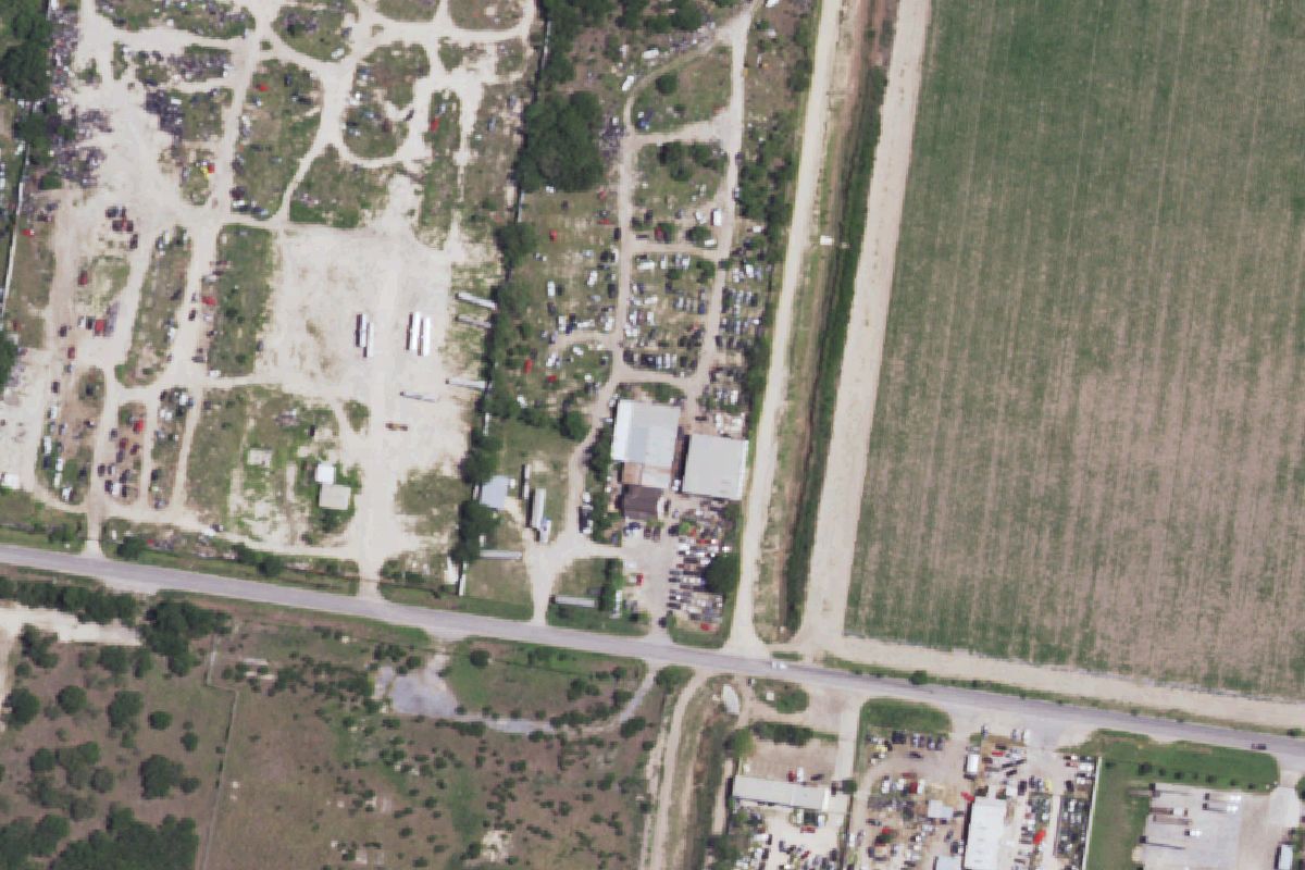 Aerial photo of Martinez Auto Parts 2