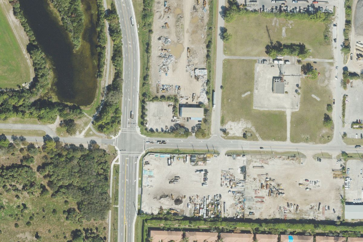 Aerial photo of LKQ Pick Your Part at 6000 Dyer Blvd