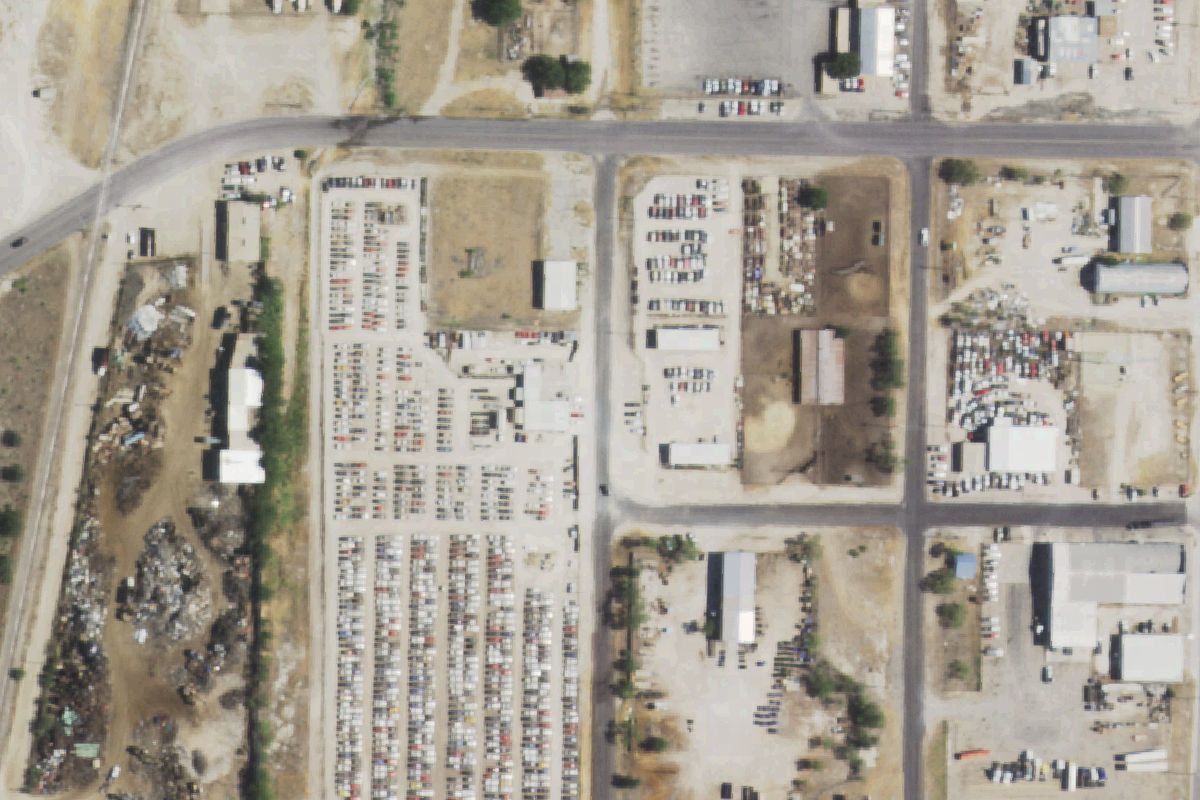 Aerial photo of Clark's Auto Parts & Wrecker Service
