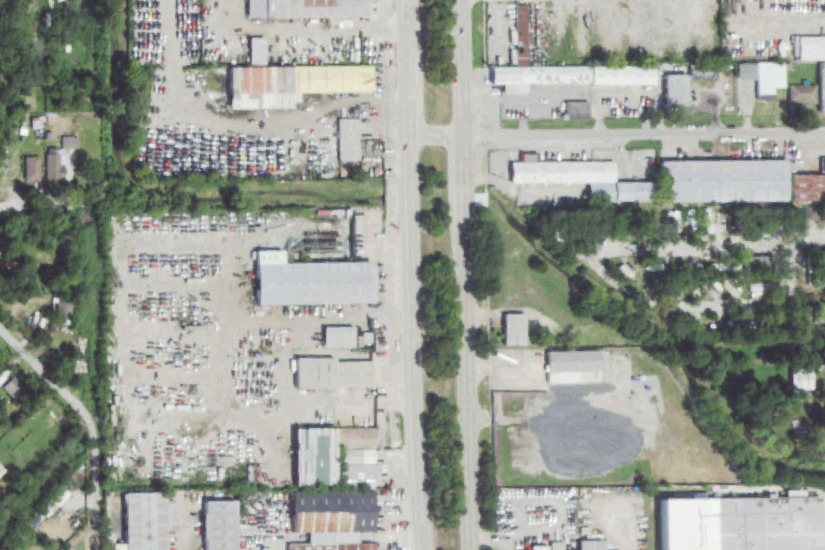 Aerial photo of Sturgeon Auto Mart