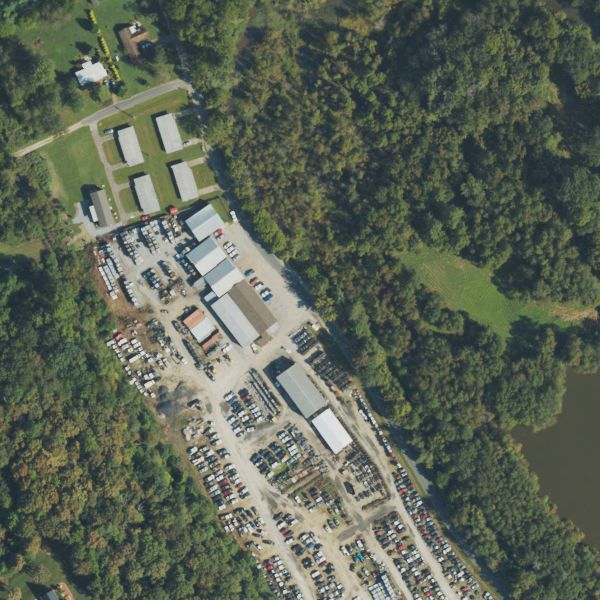 Aerial photo of J & T Auto Parts