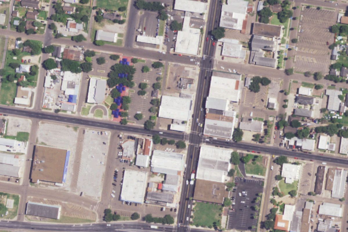 Aerial photo of M3 Auto Salvage at 1005 S Conway Ave