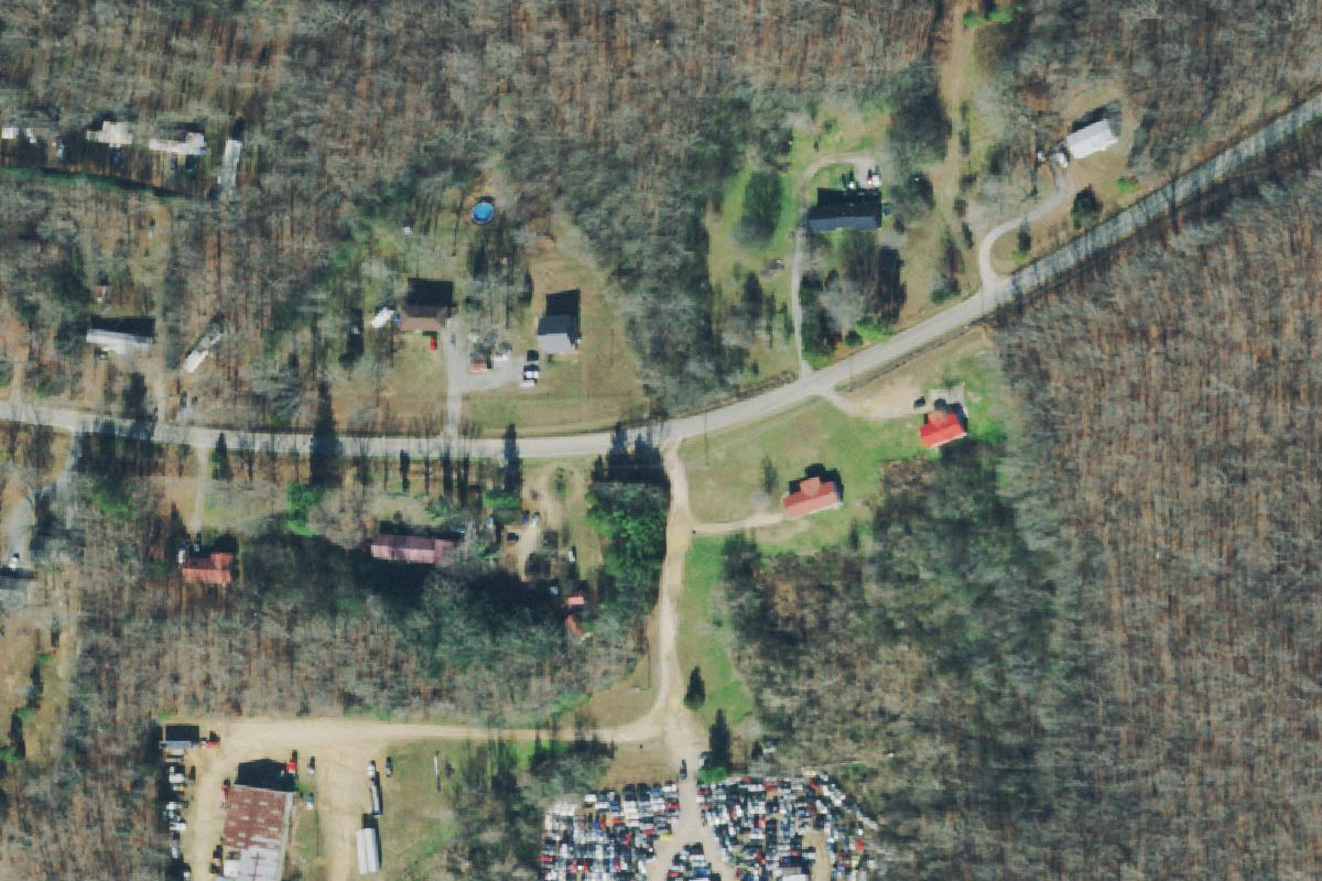 Aerial photo of AAA Auto Salvage