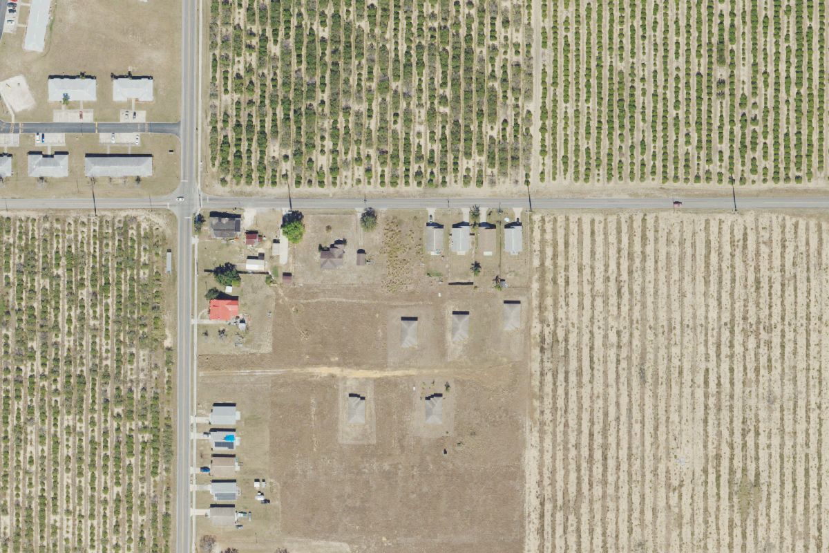 Aerial photo of Jim's Auto Salvage at 3900 Cemetery Rd