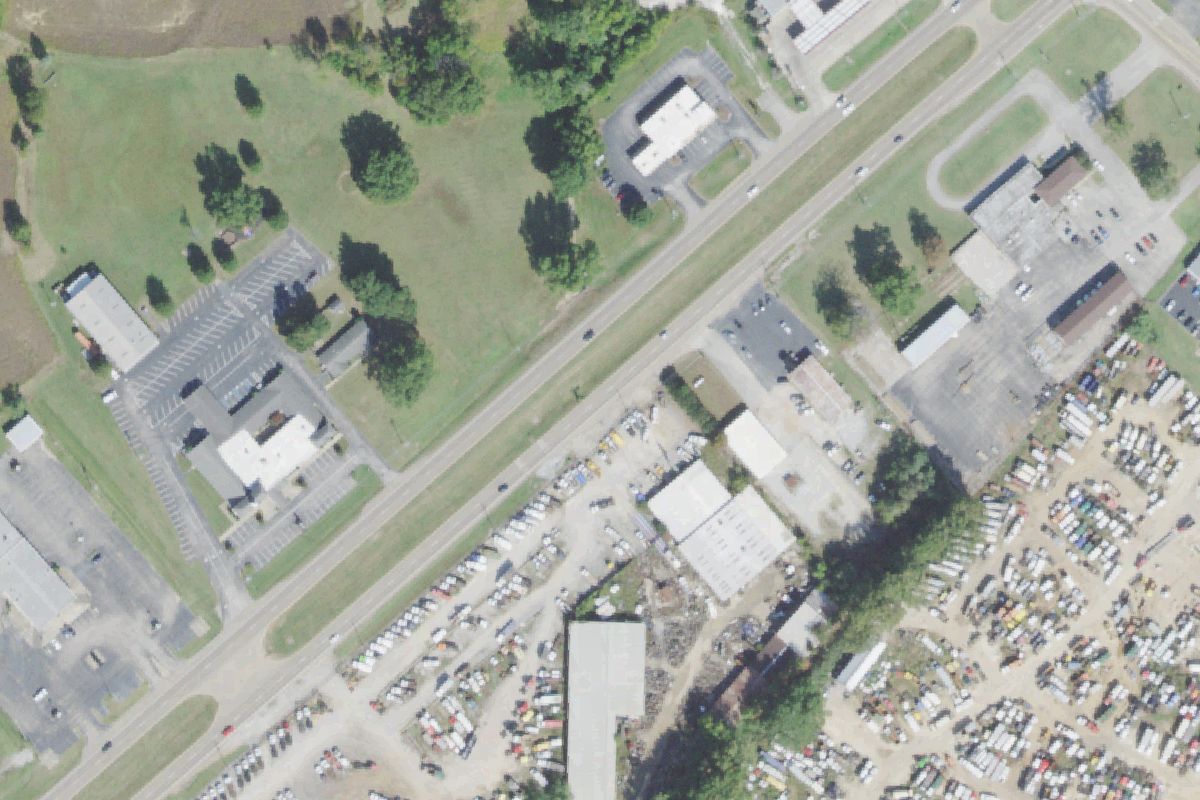 Aerial photo of Baskin Truck Parts
