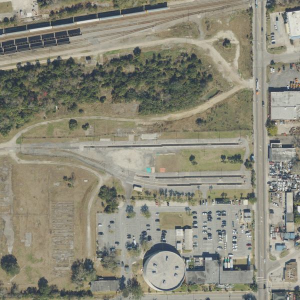 Aerial photo of Big Iron Recycling