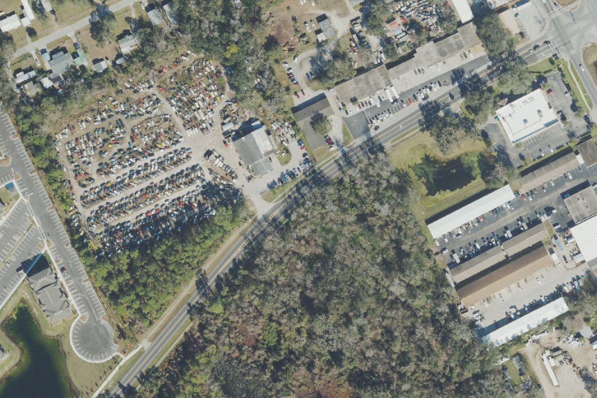 Aerial photo of County Auto Recycling Services