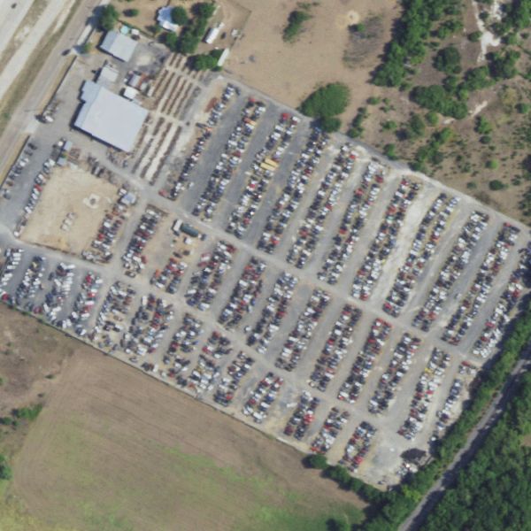 Aerial photo of Anderson Auto Salvage