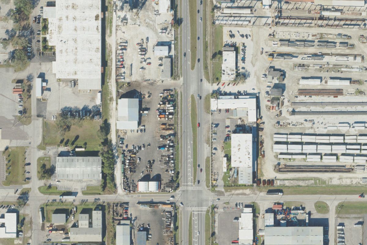 Aerial photo of Go Trucks & Parts at 6302 N 56th St