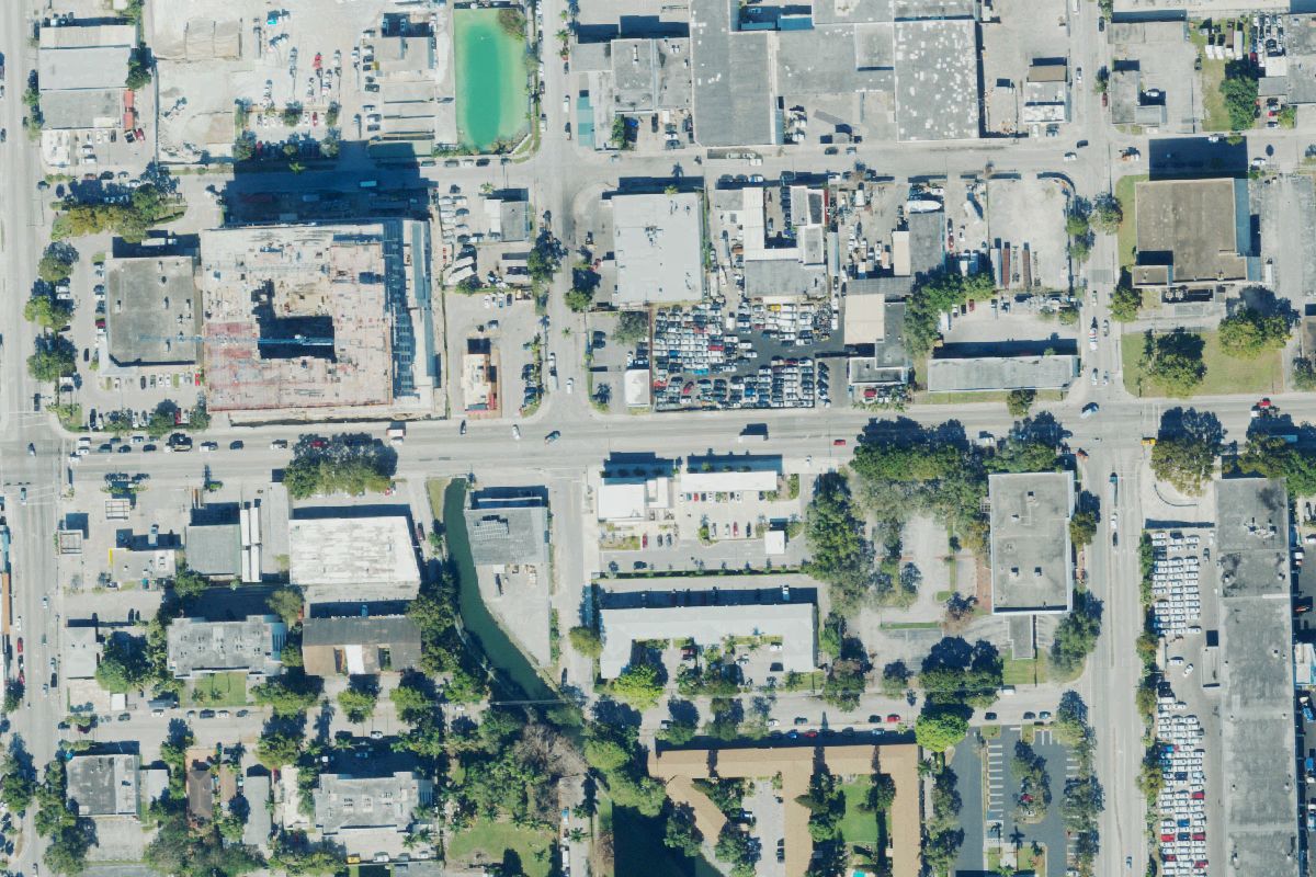 Aerial photo of Chavez Used Auto Parts