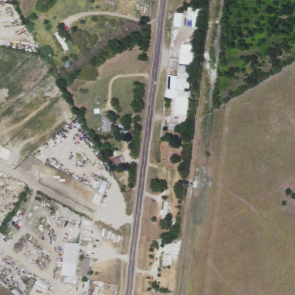 Aerial photo of B Auto Recycling