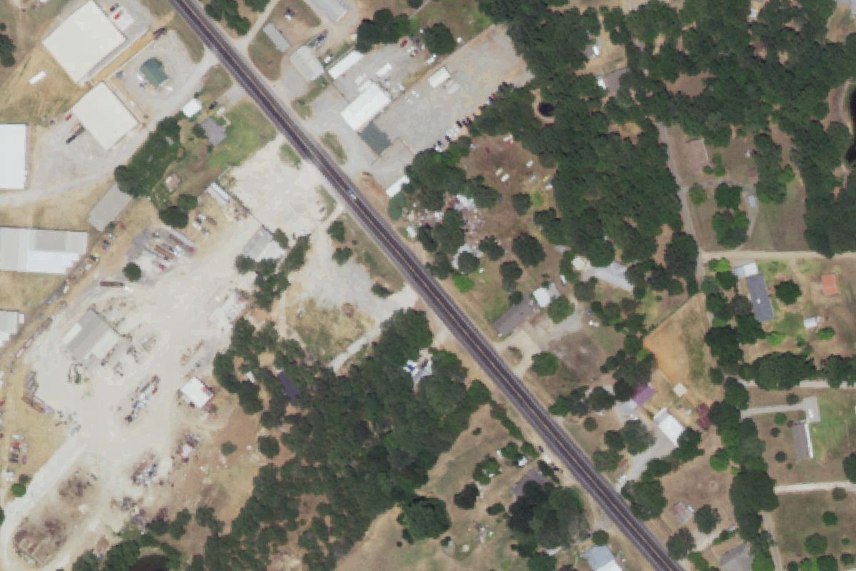 Aerial photo of A-1 Auto Parts