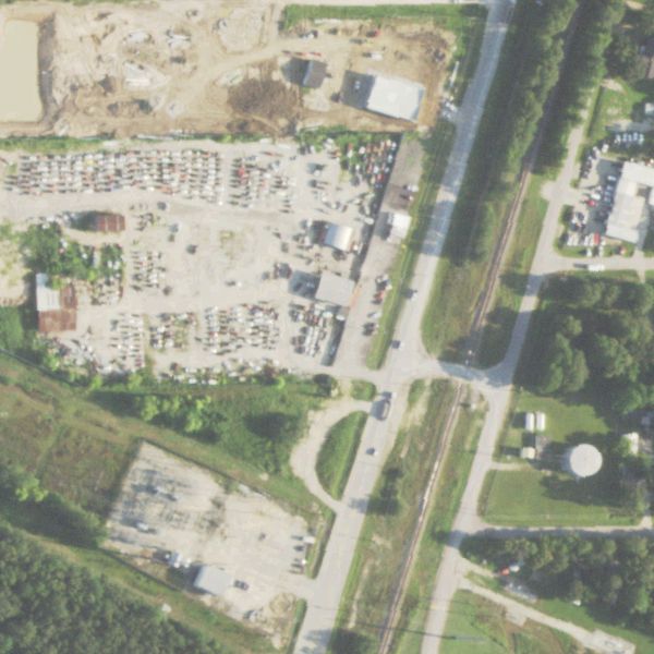 Aerial photo of Dixie Used Auto Parts