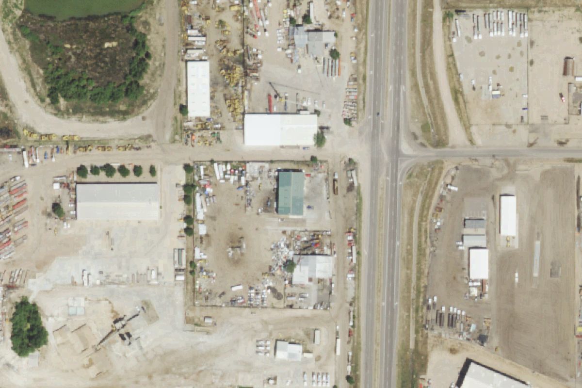 Aerial photo of Brighton Truck Parts Vbcm