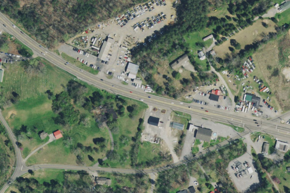 Aerial photo of Chapman Enterprises