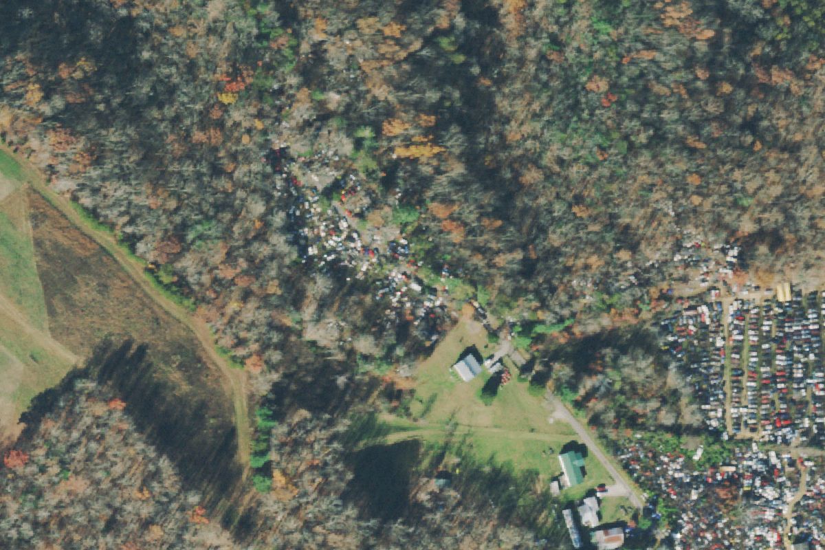 Aerial photo of Norris Towing and Auto Salvage