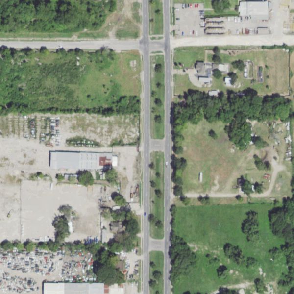Aerial photo of Southside Auto Parts