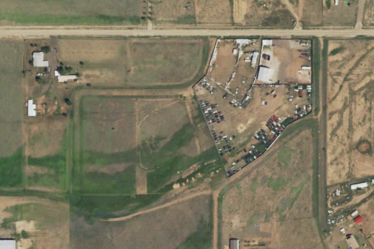 Aerial photo of Texas Auto Recyclers
