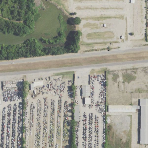 Aerial photo of Star City Auto Recyclers