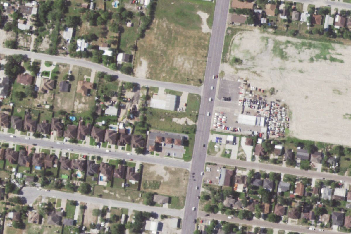 Aerial photo of Del Rancho Auto Parts